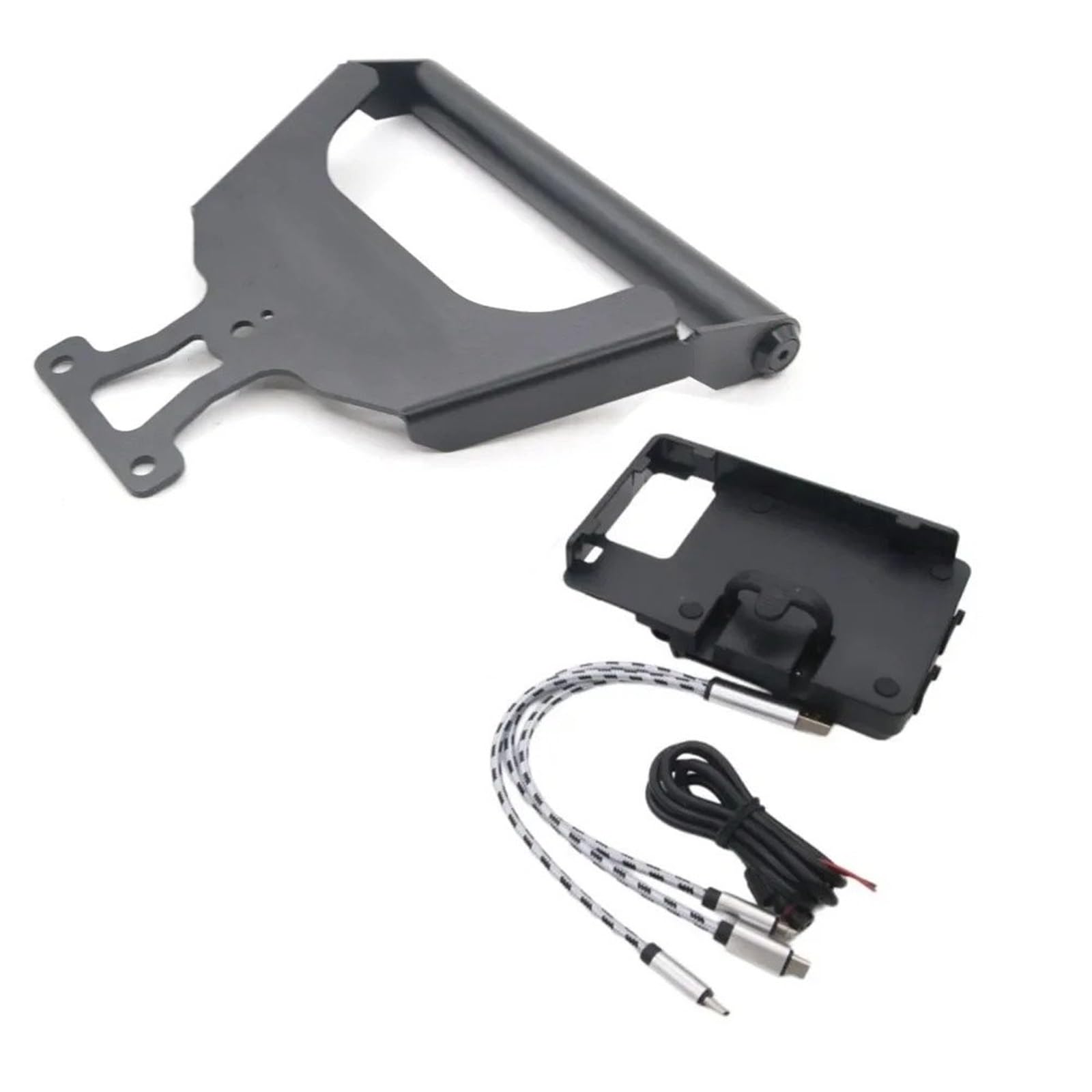Handyhalterung Motorrad-Navigationshalterung Platte Telefonständer Halter GPS-Halter Für Tracer 9GT 900GT 2021 2024(B) von UFITIDU