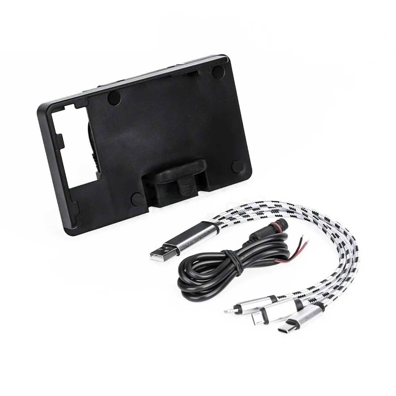 Handyhalterung Motorrad-Navigationsständerhalter, Telefon-GPS-Plattenhalterung, Halterung Für XL750 Transalp 750 2024(Navigation Holder) von UFITIDU