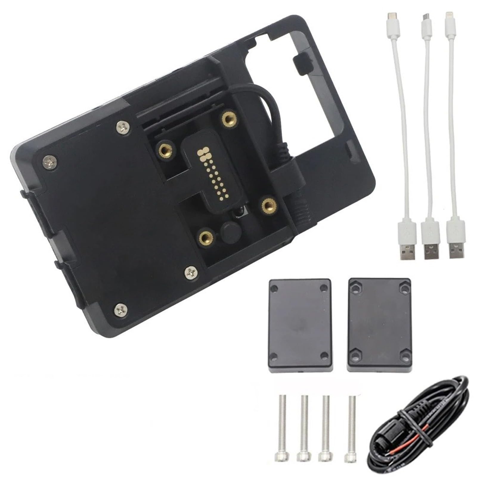 Handyhalterung Motorrad Telefon GPS Halterung USB Und Drahtlose Lade Navigation Halterung Ständer Halter Für K1300GT K1200GT K 1200 1300 GT(USB Charger) von UFITIDU