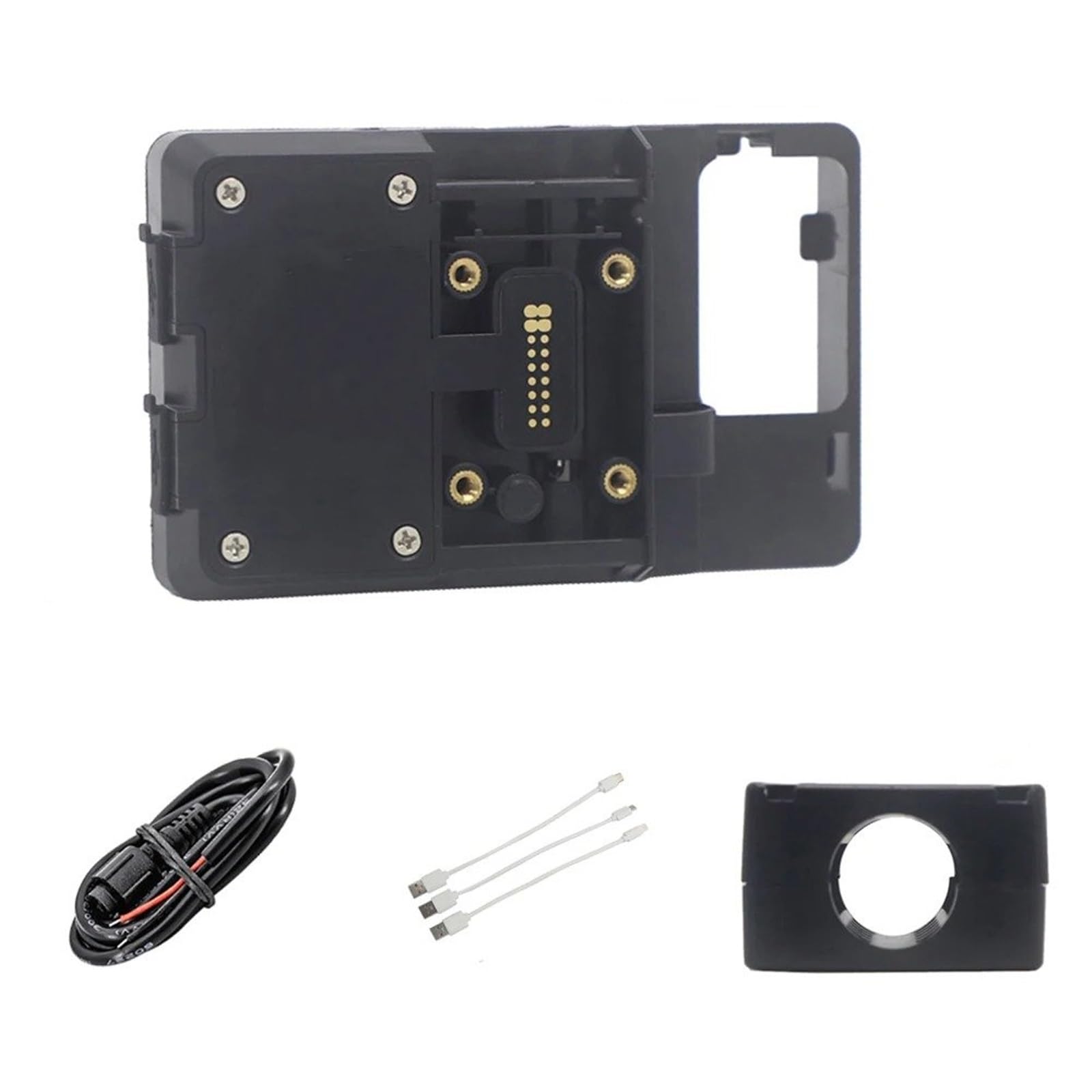 Handyhalterung Motorrad Vorne Handy GPS Halterung Navigation Halterung USB Und Drahtlose Ladestation Für SYM Für MAXSYM TL 500 TL500 2020(Wireless 22mm Clip) von UFITIDU
