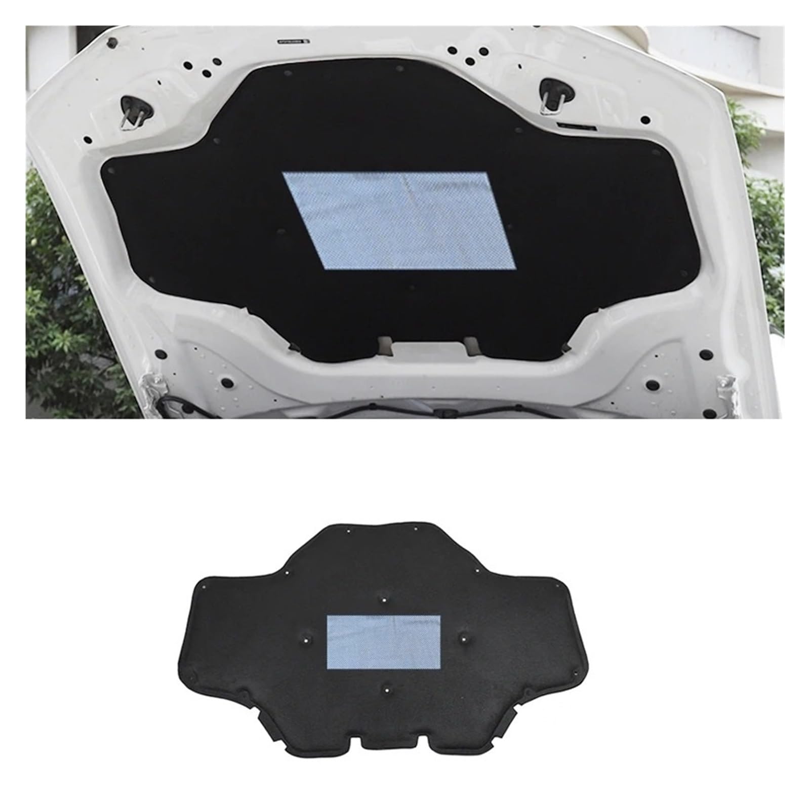 Isoliermatte Automotoren Auto Motorhaube Schallschutz Wärmedämmung Baumwolle Schallschutzabckung Für X3 G01 Für X4 G02 2018 2019 2020 2021 2022(02) von UFITIDU
