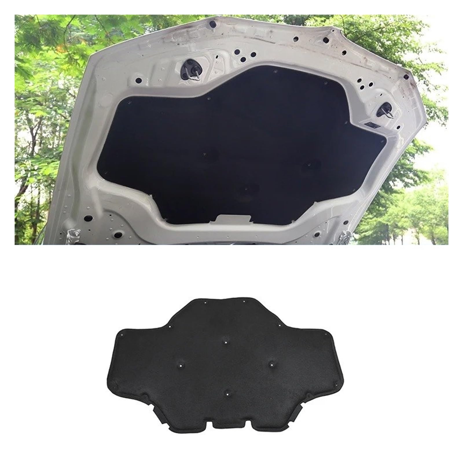 Isoliermatte Automotoren Auto Motorhaube Wärme Schalldichte Aner Isolierung Baumwolle Für X3 G01 Für X4 G02 2018 2019 2020 2021 2022(1) von UFITIDU