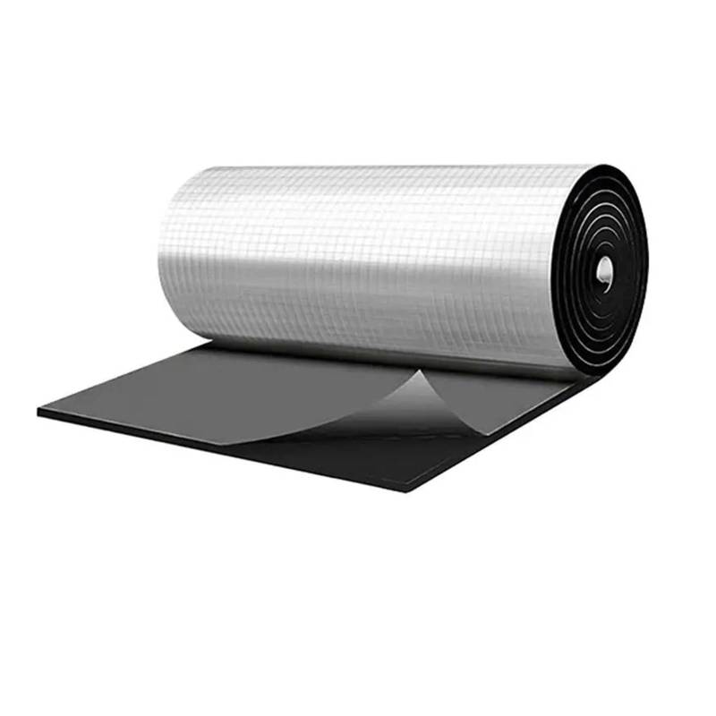 Isoliermatte Automotoren Auto-Schalldämpfermatte 50 X 200 cm Aluminiumrolle Wärmedämmpolster Wärme- Und Geräuschdämmung Absorbieren Polsterung Schild Für Den Boden von UFITIDU