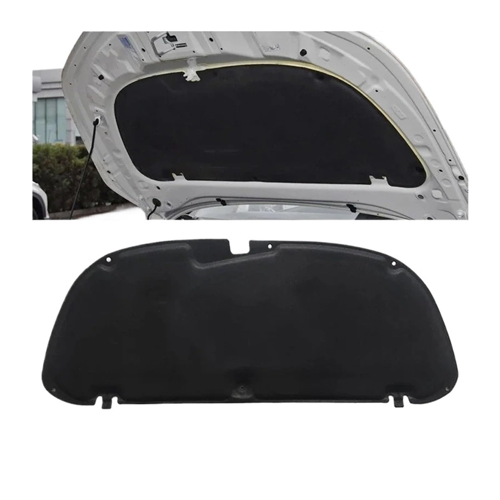 Isoliermatte Automotoren Für Toyota Für Corolla E210 GT 2019 2020 2021 2022 2023 2024 Wärmedämmung Baumwollmatte Feuerfeste Abckung Sound Auto Motorhaube Pad(Type A) von UFITIDU