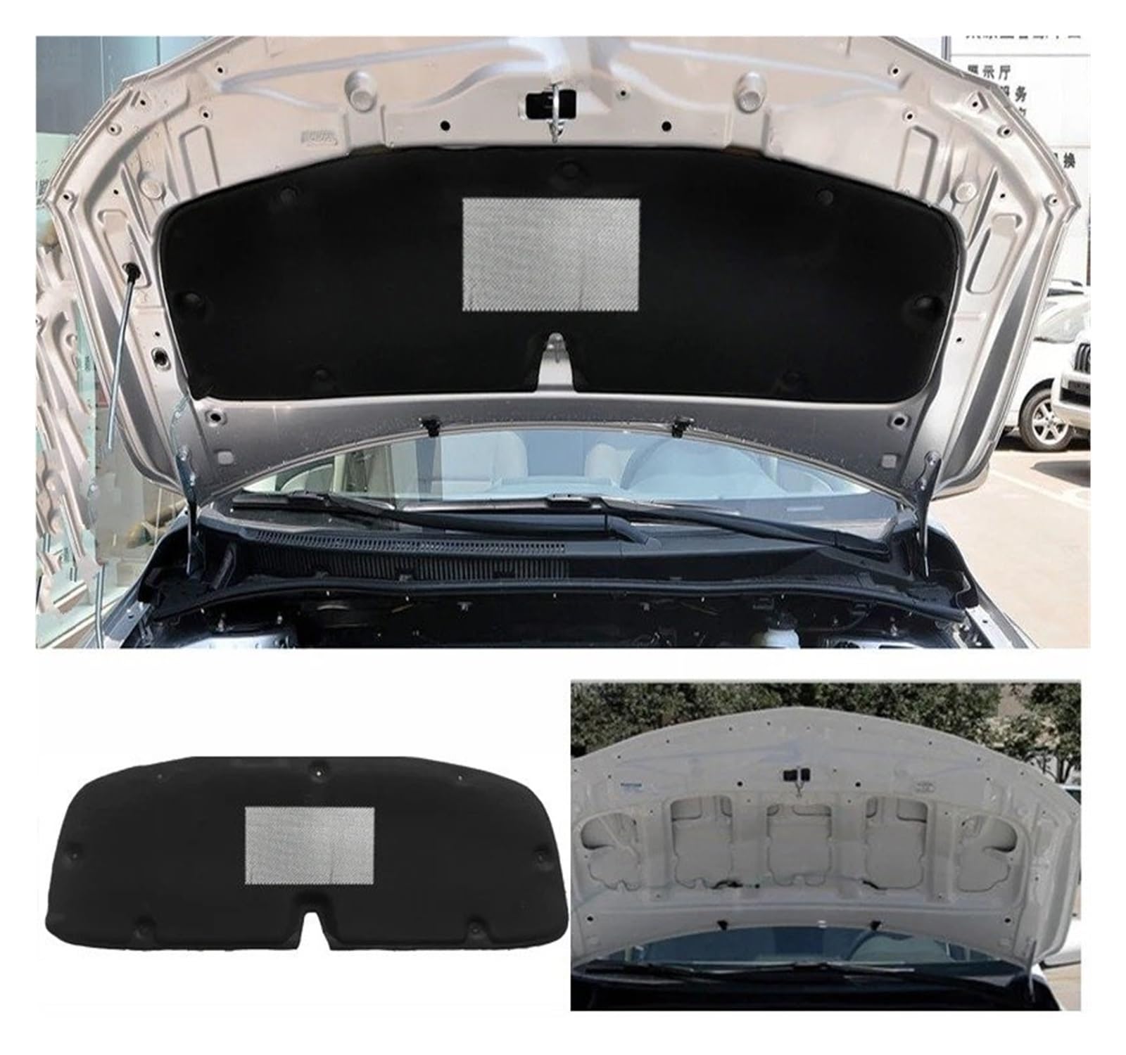 Isoliermatte Automotoren Für Toyota Für Corolla Für Limousine 2007-2020 2021 Auto-Frontabckung Motor Firewall Baumwollpad Dichtung Heizhaube Isolationsschicht Schalldämmung(A2007-2013) von UFITIDU