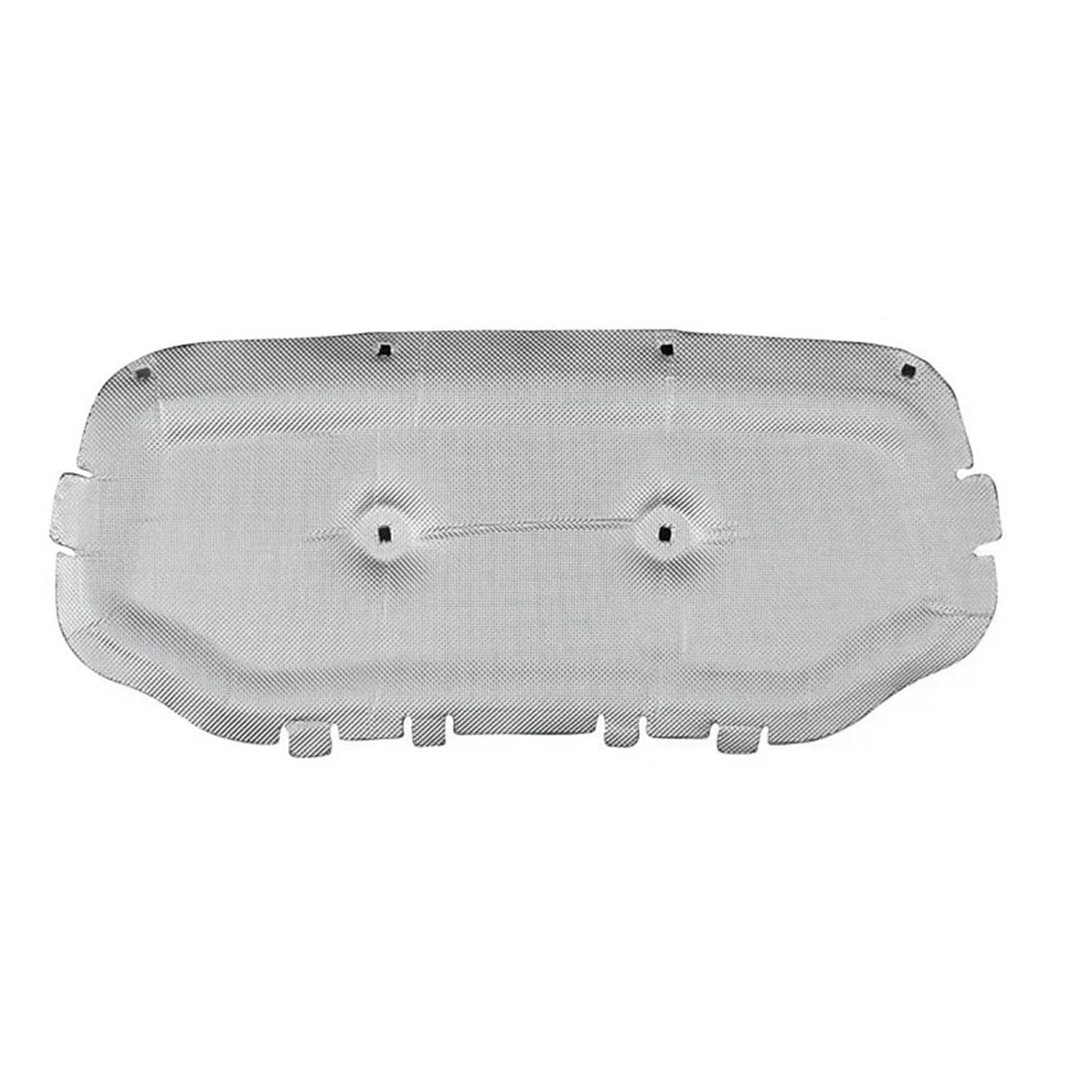 Isoliermatte Automotoren Für VW Für Jetta VS5 2019 Auto Front Hood Motor Schallschutz Pad Thermische Wärmedämmung Matte(Silber) von UFITIDU