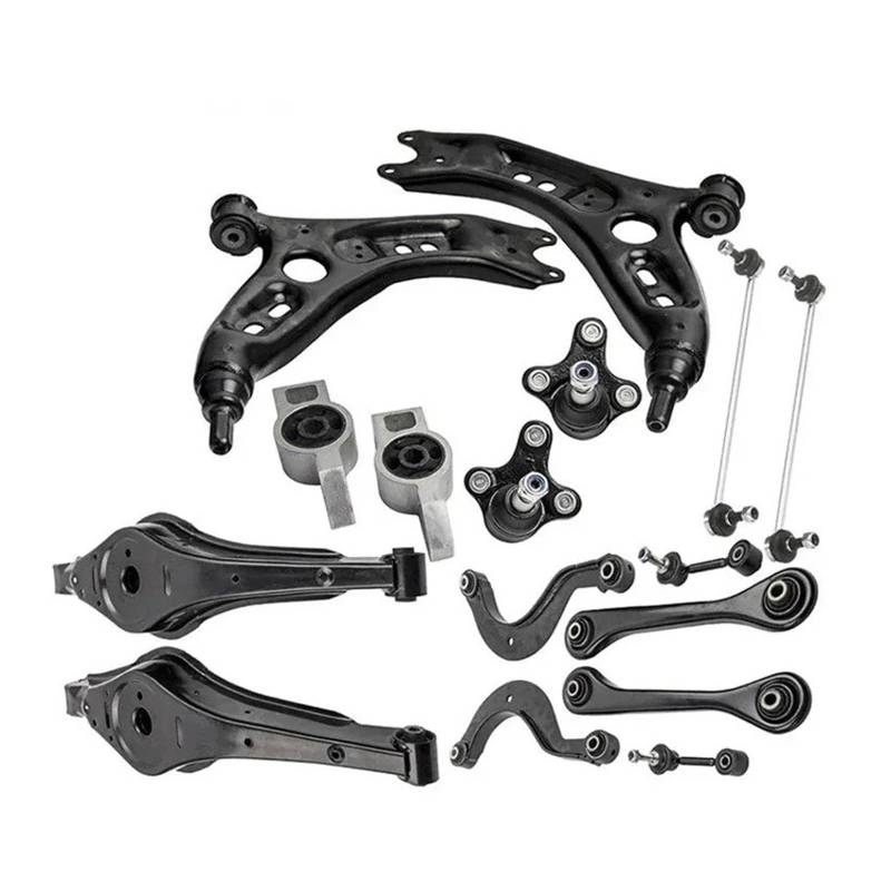 Motorhalterungen Für VW Für Passat CC 2011-2013 2014 Für Tiguan 2009-2015 2016 1K0505223K 16PCS Vordere Hinterradaufhängung Kugelgelenk Wishbone Unterer Querlenker Auto-Motorhalterung von UFITIDU
