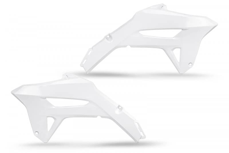 UFO PLAST KÜHLERFÖRDERER Weiss Honda CRF 250R 2022-2024 von UFO Plastic