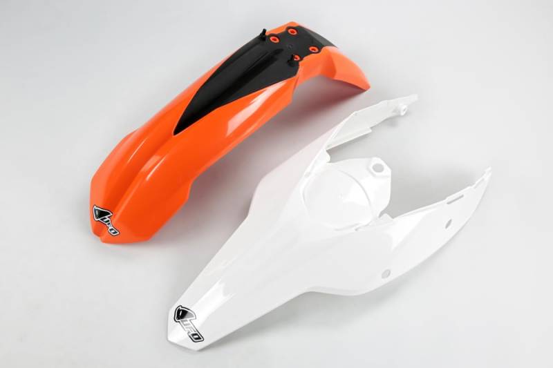 UFO PLAST FENDER-KIT 999 11 Ktm EXC 200 2009-2011 Orange Kunststoff Left Motorrad von UFO PLAST