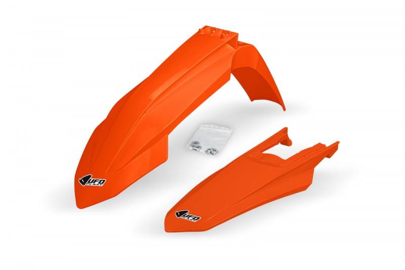 UFO PLAST FENDER-KIT 999 24 Ktm SX 125 Orange Kunststoff Outside Motorrad 2023-2024 von UFO PLAST