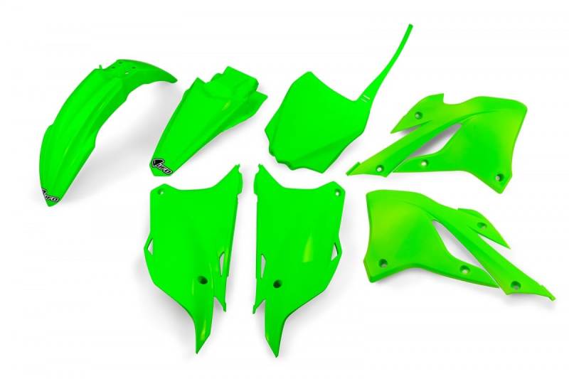 UFO PLAST KIT GRÜN fluoro Kawasaki KX 85 2022-2024 von UFO PLAST