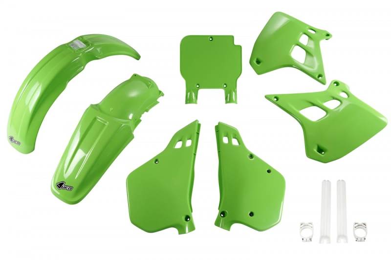 UFO PLAST Komplett-Set Grün Kawasaki KX 250 1990-1991 von UFO PLAST