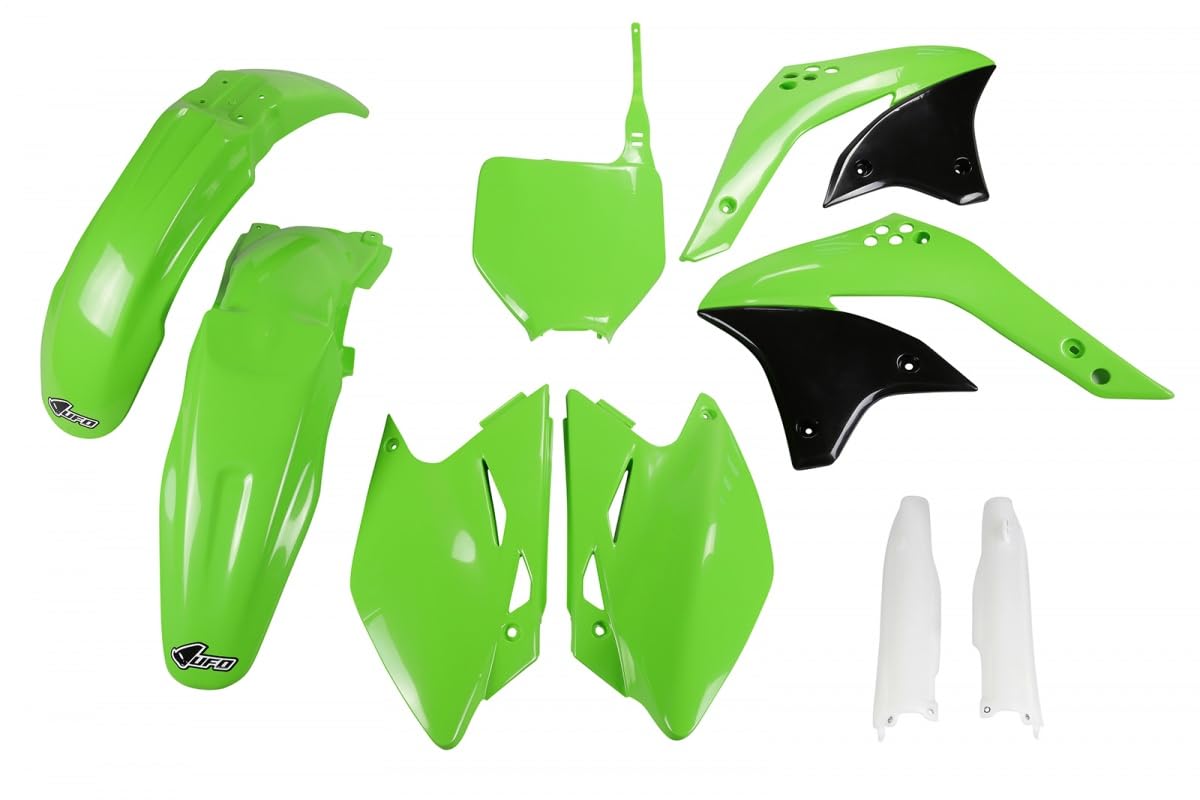 UFO PLAST Komplett-Set Grün Kawasaki KXF 450 2007-2007 von UFO PLAST