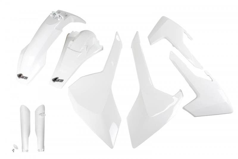 UFO PLAST full KIT WEISS Husqvarna TE 300 2017-2019, Weiß von UFO PLAST