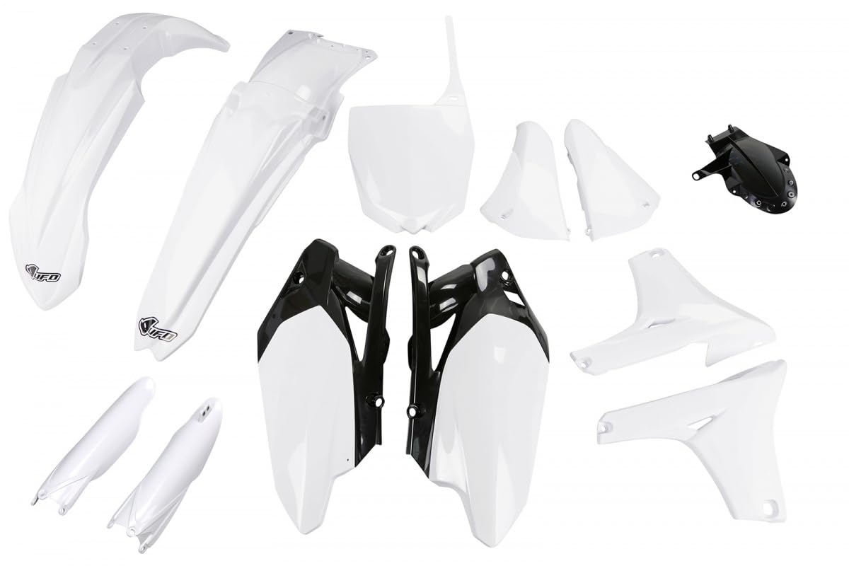 UFO PLAST Komplettes Kit Weiß Yamaha YZF 450 2010-2010 von UFO PLAST