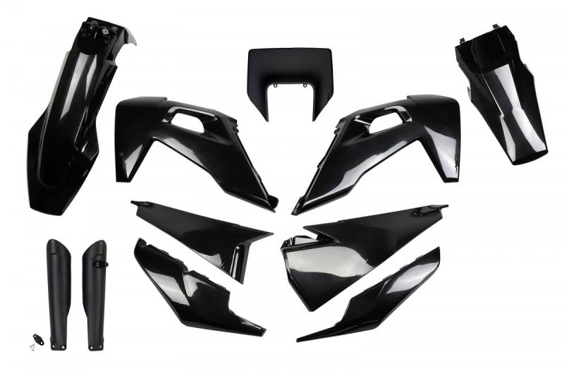 UFO PLAST full KIT SCHWARZ Husqvarna FE 450 2020-2023 von UFO PLAST SRL