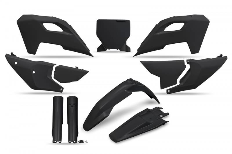 UFO PLAST Komplettes Set schwarz Husqvarna FX 450 2023-2024 von UFO PLAST