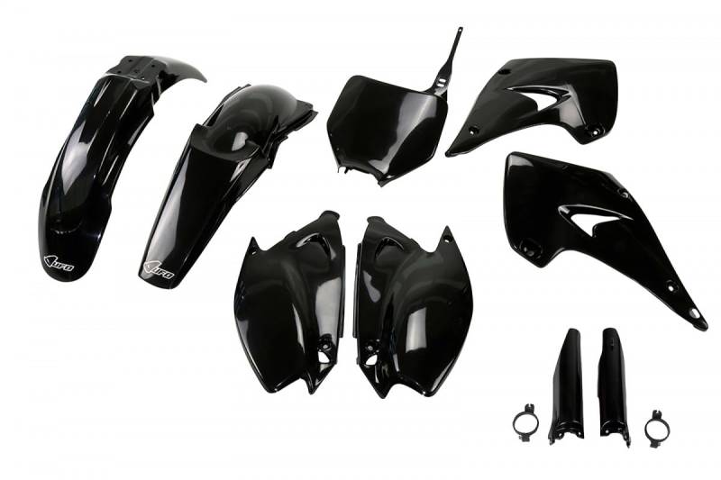 UFO PLAST full KIT SCHWARZ Kawasaki KX 125 2004-2008 von UFO PLAST