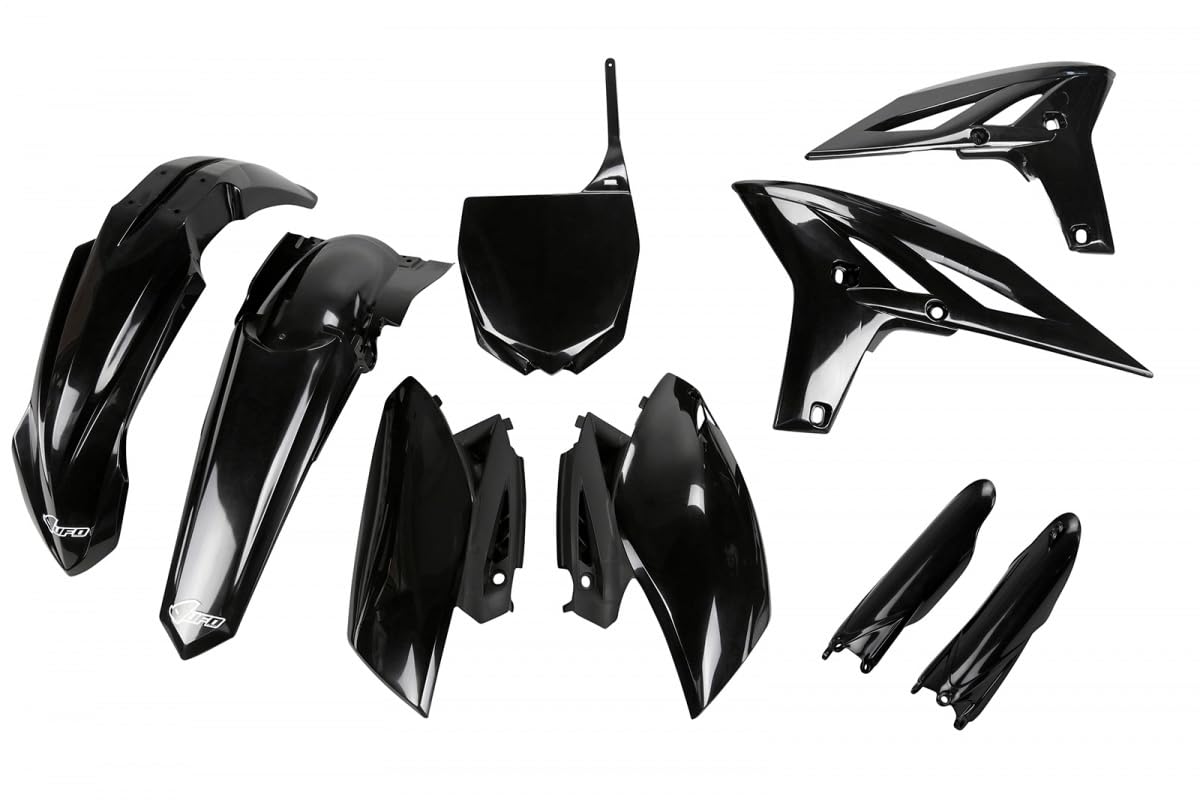 UFO PLAST Komplettes Set schwarz Yamaha YZF 250 2010-2010 von UFO PLAST