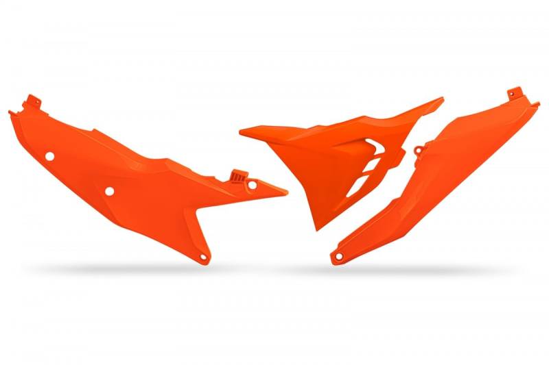 UFO PLAST Seitenteile orange fluoro Ktm EXC 250 2024-2024 von UFO PLAST
