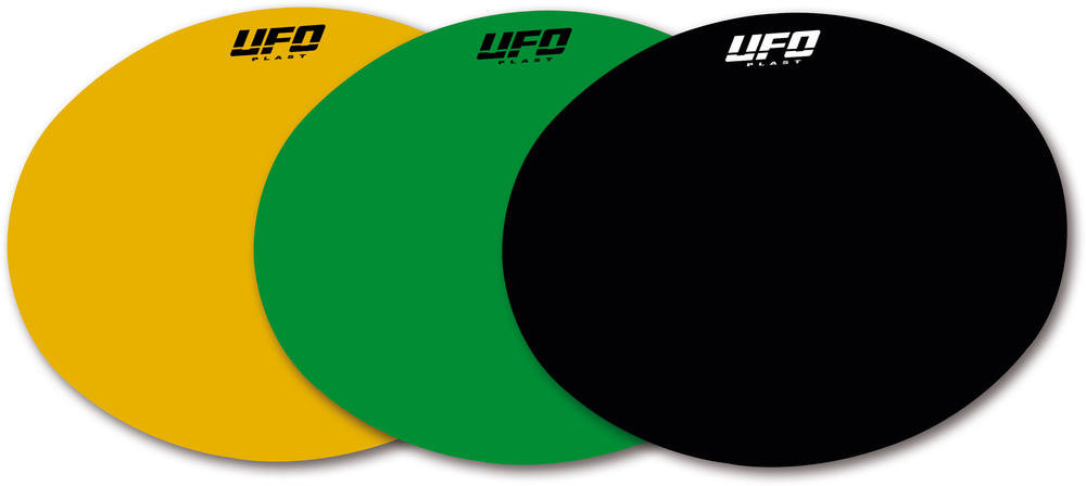 UFO Oval Stickers F Plates Yl von UFO Plast