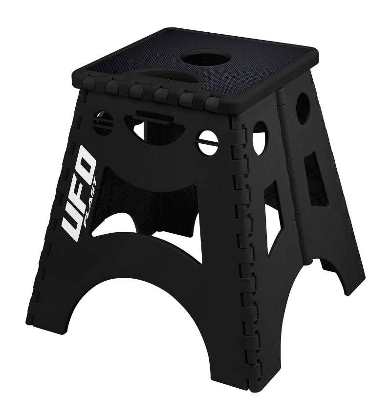 UFO MX Bike Ständer Cross Enduro Ständer klappbar Schwarz max. 200KG Montagebock von UFO