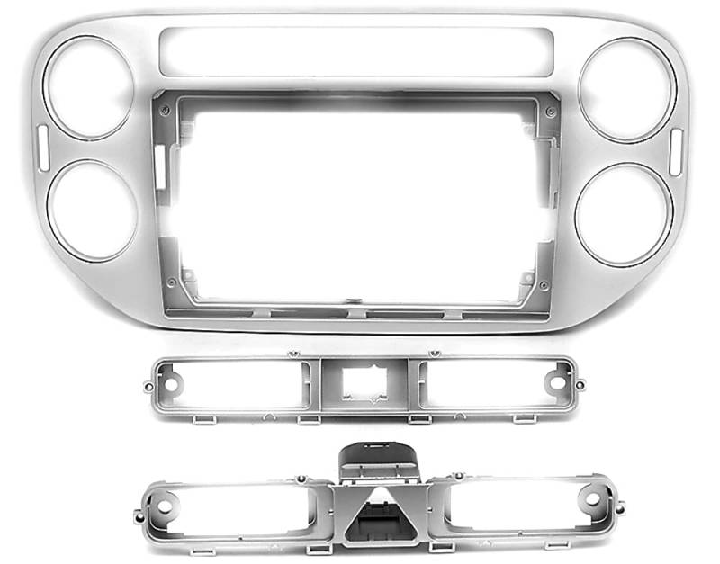 UGAR 7 Zoll / 9 Zoll Kompatibel für Volkswagen Tiguan 2011-2016 Doppel-DIN Radioblende Einbauset von UGAR