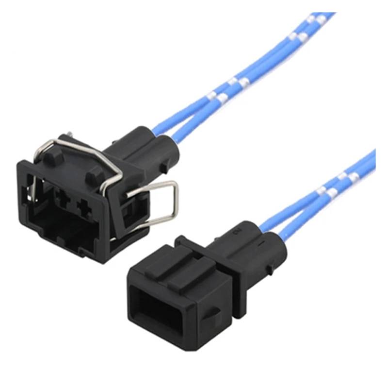UHNYTRV 1/5/10/20 Sets 2 Pin 357972752 Auto Benzin Motor Düse Magnetventil Kabelbaum Auto Schutzhülle Stecker(2p male female,20 sets) von UHNYTRV