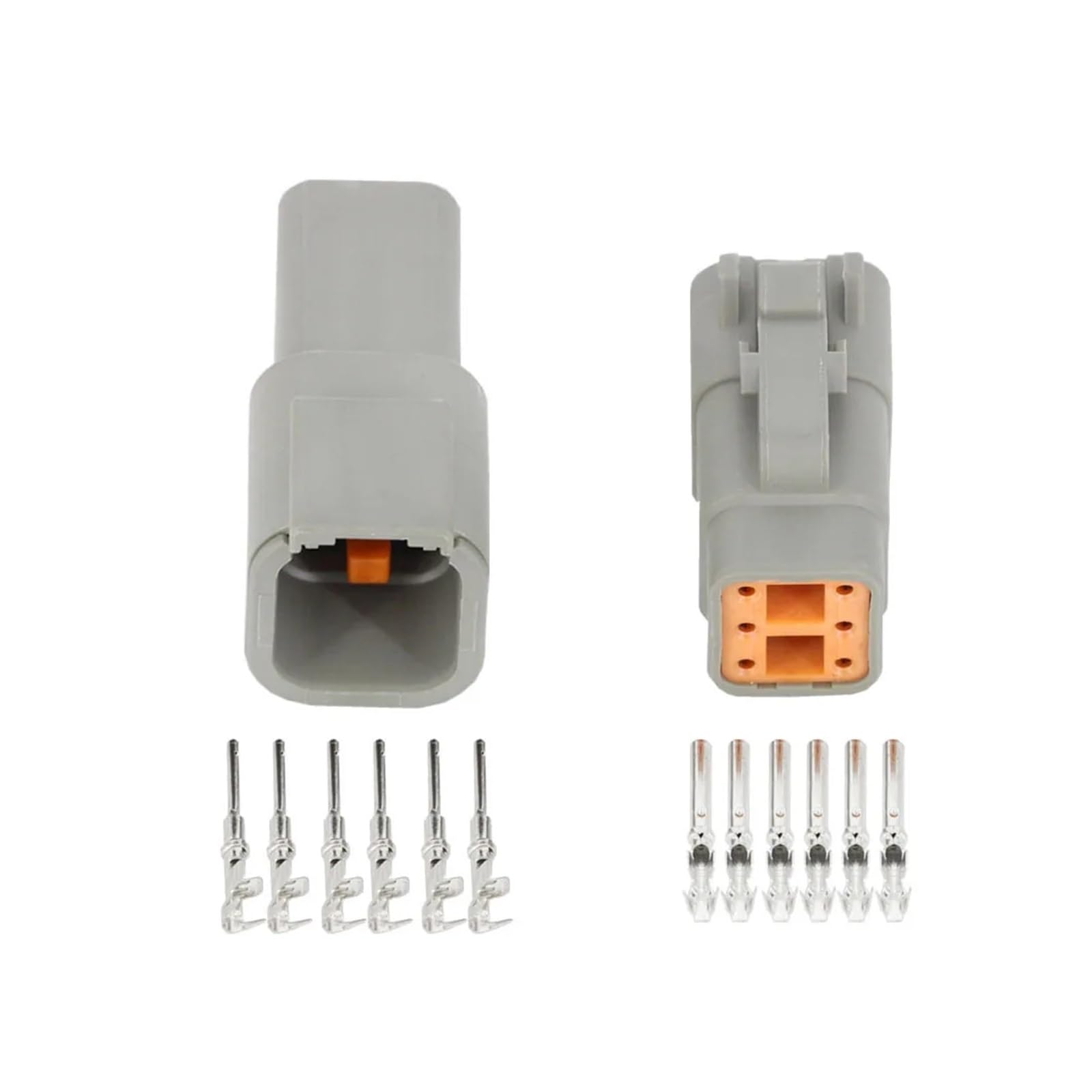 UHNYTRV 1 / DTM 2P-12P DTM06-2S 3S 4S DTM04-2P 3P 4P 6P 8P 12P 20-24AWG Wasserdichter Stecker mit Pins Automotive Sealed Plug(DTM04-6P DTM06-6S) von UHNYTRV
