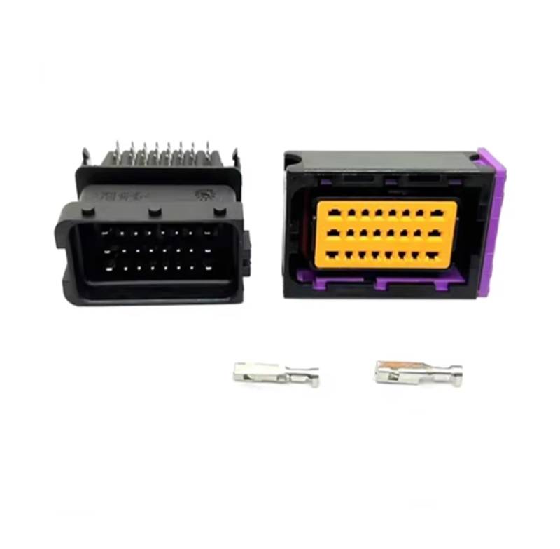 UHNYTRV 1 / FCI 24 Pin Öl Zu Gas Computer-Board ECU Stecker Männlich Weiblich Auto Auto Wasserdichten Stecker HCCPHPE24BKA90F 211PC249S0005(24p male female A) von UHNYTRV