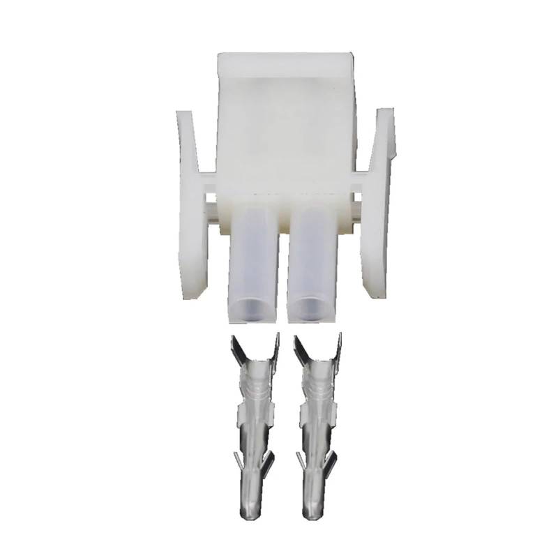 UHNYTRV 2 Pin Aufzug Mantel Mit Stecker Männlichen Und Weiblichen Auto Anschluss Stecker Mit Terminals DJ3021-2,1-11/21(Male Plug) von UHNYTRV