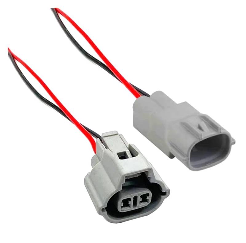 UHNYTRV 2 Pin Autostecker FD RX7 Leerlauf-Luftregelventil IAC Stecker 7282-8120-40 7223-1324-40 MG640864-5(2p männlich, 1 Satz) von UHNYTRV