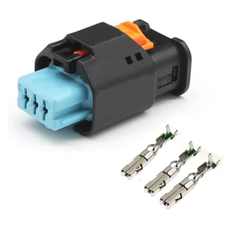 UHNYTRV 2-poliger 1801175/3-poliger 1801178 Motorlüfter-Thermostat-Sensorstecker, Kraftstoffeinspritzpumpen-Anschluss(1801178-2,5 PCS) von UHNYTRV