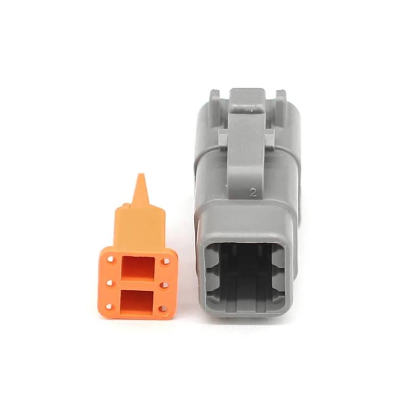 UHNYTRV 6Pin DTM06-6S / DTM04-6P Automotive Wasserdichten Stecker DTM Männlich Weiblich Kopf Und Terminal Kabelbaum Steckdose(Male set) von UHNYTRV