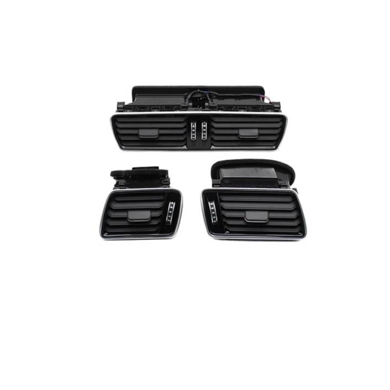 UIBHGVFG AC Lüftungsgitter Auto Armaturenbrett Vorne Links Rechts Mitte Klimaanlage AC Vent Grille Montage Für Passat B6 B7 CC 3AD819702A 3AD819728A AC Mitte Armaturenbretts von UIBHGVFG