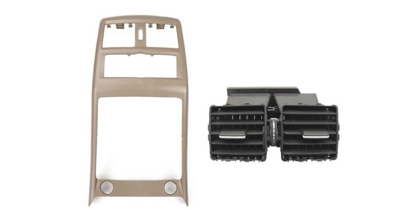 UIBHGVFG AC Lüftungsgitter Hinten Mittelkonsole Klimaanlage Lüftungsgitter Luftauslassrahmen Fit Kit Für Für W166 Für W292 Für ML Für GLE Für GLS AC Mitte Armaturenbretts von UIBHGVFG
