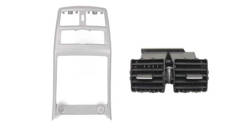UIBHGVFG AC Lüftungsgitter Hinten Mittelkonsole Klimaanlage Lüftungsgitter Luftauslassrahmen Fit Kit Für Für W166 Für W292 Für ML Für GLE Für GLS AC Mitte Armaturenbretts von UIBHGVFG