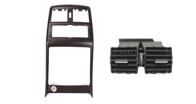 UIBHGVFG AC Lüftungsgitter Hinten Mittelkonsole Klimaanlage Lüftungsgitter Luftauslassrahmen Fit Kit Für Für W166 Für W292 Für ML Für GLE Für GLS AC Mitte Armaturenbretts von UIBHGVFG