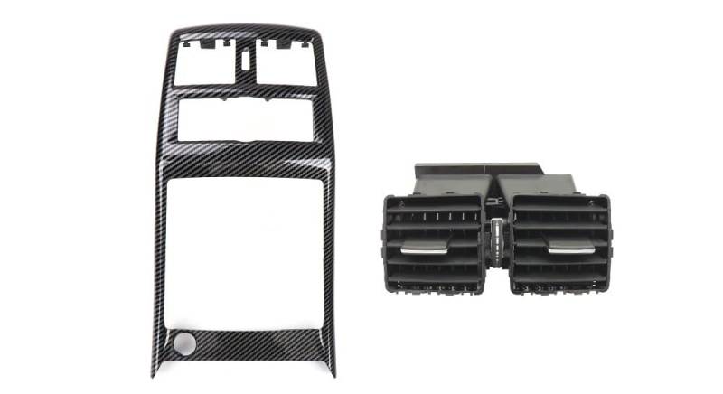 UIBHGVFG AC Lüftungsgitter Hinten Mittelkonsole Klimaanlage Lüftungsgitter Luftauslassrahmen Fit Kit Für Für W166 Für W292 Für ML Für GLE Für GLS AC Mitte Armaturenbretts von UIBHGVFG