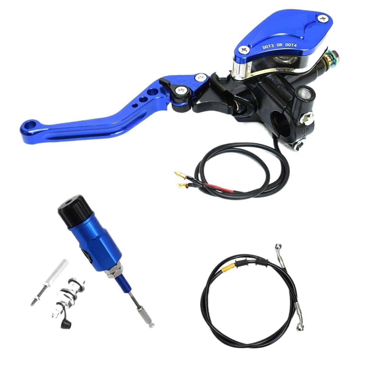 UIBHGVFG Brems Kupplungshebel 22mm Motorrad Hydraulische Kupplung Bremse Hauptzylinder Hebel Kit Für Dirt Bike Sport Bike Roller Motocross Off Road UIBHGVFG Brems Kupplungshebel 22mm Motorrad Hydraulische Kupplung Bremse Hauptzylinder Hebel Kit Für Dirt Bike Sport Bike Roller Motocross Off Road von UIBHGVFG
