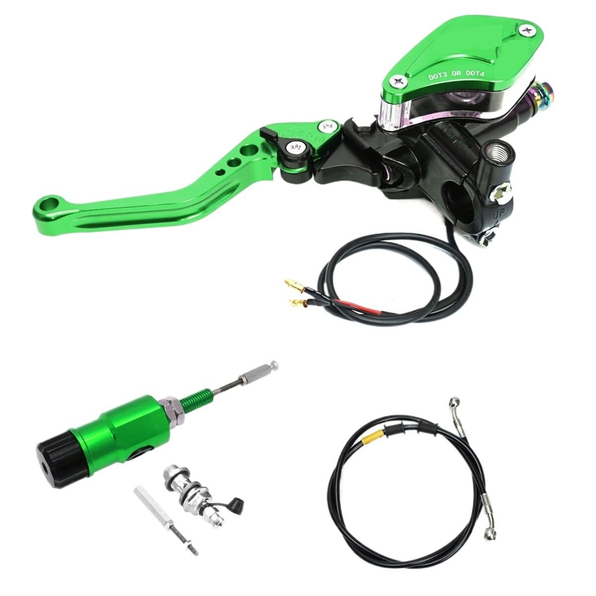 UIBHGVFG Brems Kupplungshebel 22mm Motorrad Hydraulische Kupplung Bremse Hauptzylinder Hebel Kit Für Dirt Bike Sport Bike Roller Motocross Off Road UIBHGVFG Brems Kupplungshebel 22mm Motorrad Hydraulische Kupplung Bremse Hauptzylinder Hebel Kit Für Dirt Bike Sport Bike Roller Motocross Off Road von UIBHGVFG