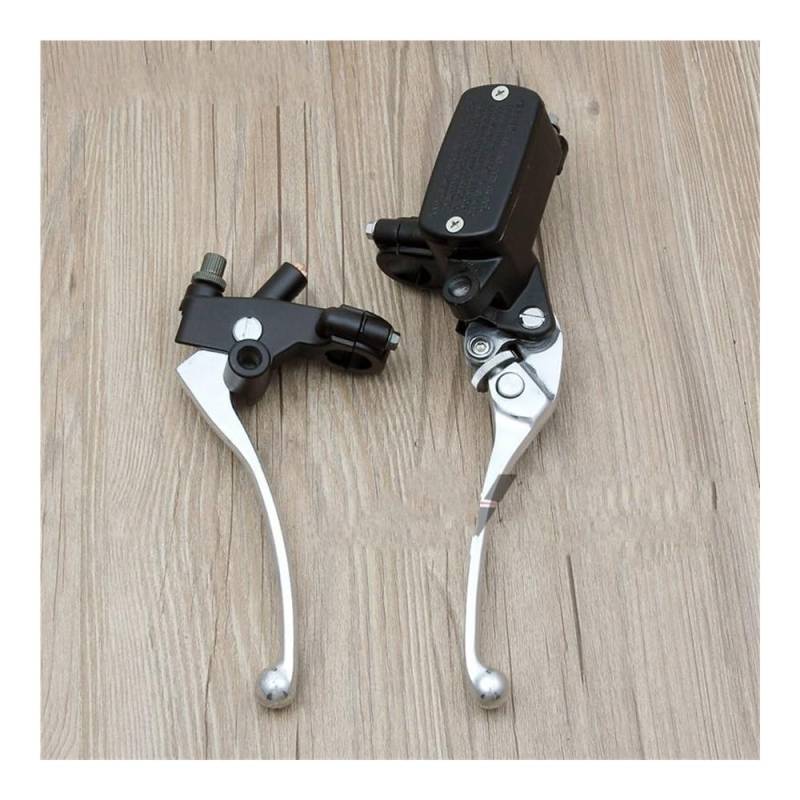 UIBHGVFG Brems Kupplungshebel 7/8" 22mm Kupplungshebel Bremspumpe Hauptzylinder Einstellen Für CB250 Jade Honret 250 VT250 CB400 SF CB400SS CB-1 400 CB750 von UIBHGVFG