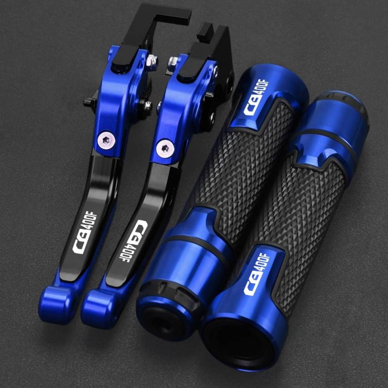 UIBHGVFG Brems Kupplungshebel CB 400 VTEC CB1 CB 400 Motorrad Einstellbare Bremse Kupplung Hebel Lenker Griffe Für CB400SF CB400SS CB400F CB400 von UIBHGVFG