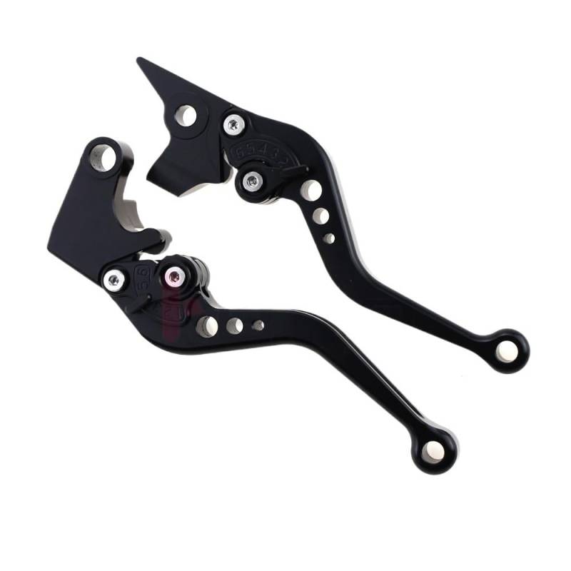 UIBHGVFG Brems Kupplungshebel Für FMX650 05–06 Dominator NX650 88–96 XL600LMF 85–86 XRV750 Motorrad Verstellbare Griffe Hebel Lange/Kurze Bremskupplungshebel von UIBHGVFG