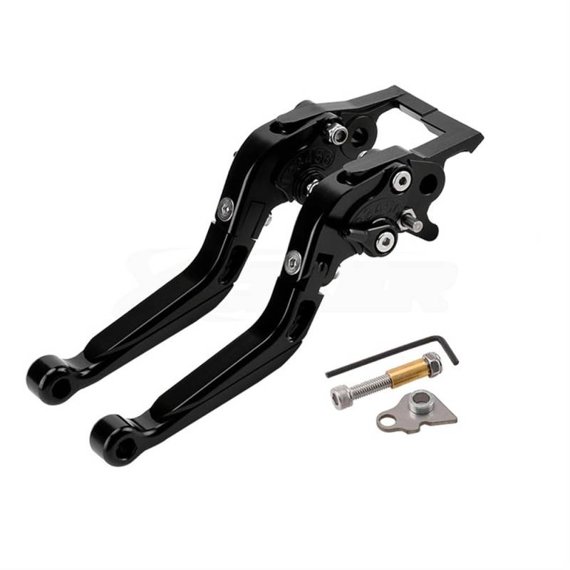 UIBHGVFG Brems Kupplungshebel Für GPX Drone 150 Parkplatz Bremshebel Kupplung Hebel Set Einstellbare Faltbare Motorrad Griff Hebel Mit Parksperre Stopper von UIBHGVFG