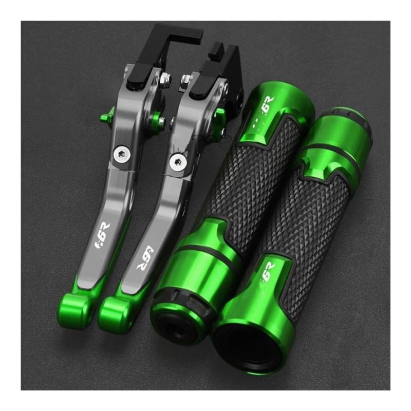 UIBHGVFG Brems Kupplungshebel ZX 6R 2019 2020 2021 2022 Zubehör Für ZX636 ZX6R Motorrad Verstellbare Griffe Bremskupplungshebel Lenkergriffe von UIBHGVFG