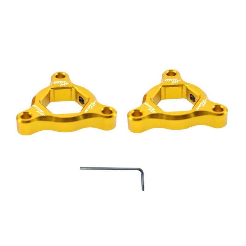 UIFCOG Für CFMOTO 800MT 800 MT Motorrad Vorderradaufhängung Gabel Vorspannungseinsteller Kappe Gabel Einstellknopf(Gold) von UIFCOG