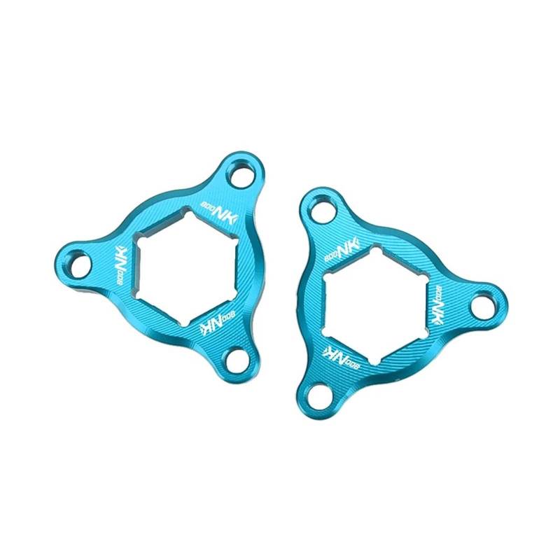 UIFCOG Für CFMOTO 800NK 800 NK 2023-2024 Motorrad Vorderradaufhängung Gabel Vorspannungseinsteller Kappe Gabel Einstellknopf(Lightblue) von UIFCOG
