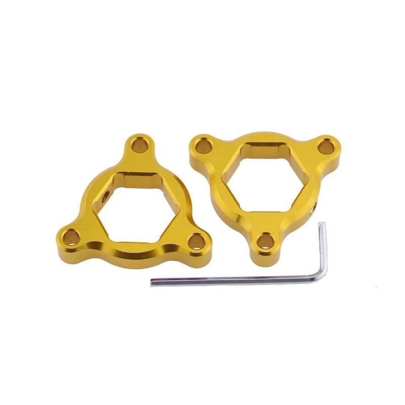 UIFCOG Für HON&DA CBR600RR 2005-2006 CBR954RR 2002-2003 Motorrad Federgabel Vorspannungseinsteller Gabel Einstellknopf(Gold) von UIFCOG