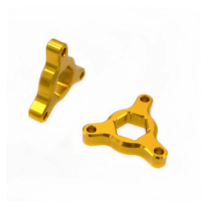 UIFCOG Für HON&DA X-ADV 750 2017-2023 Motorrad Federgabel Vorspannungseinsteller Gabel Einstellknopf(Gold) von UIFCOG